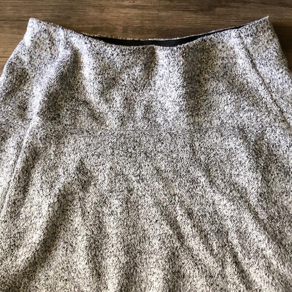 Loft Gray Fleece Skater Skirt size XSP - Picture 2 of 7